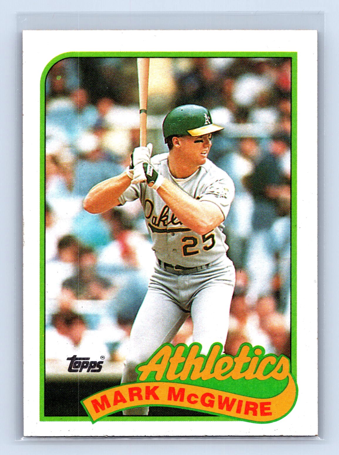 Mark McGwire Topps Athletics Mark McGwire Topps Athletics