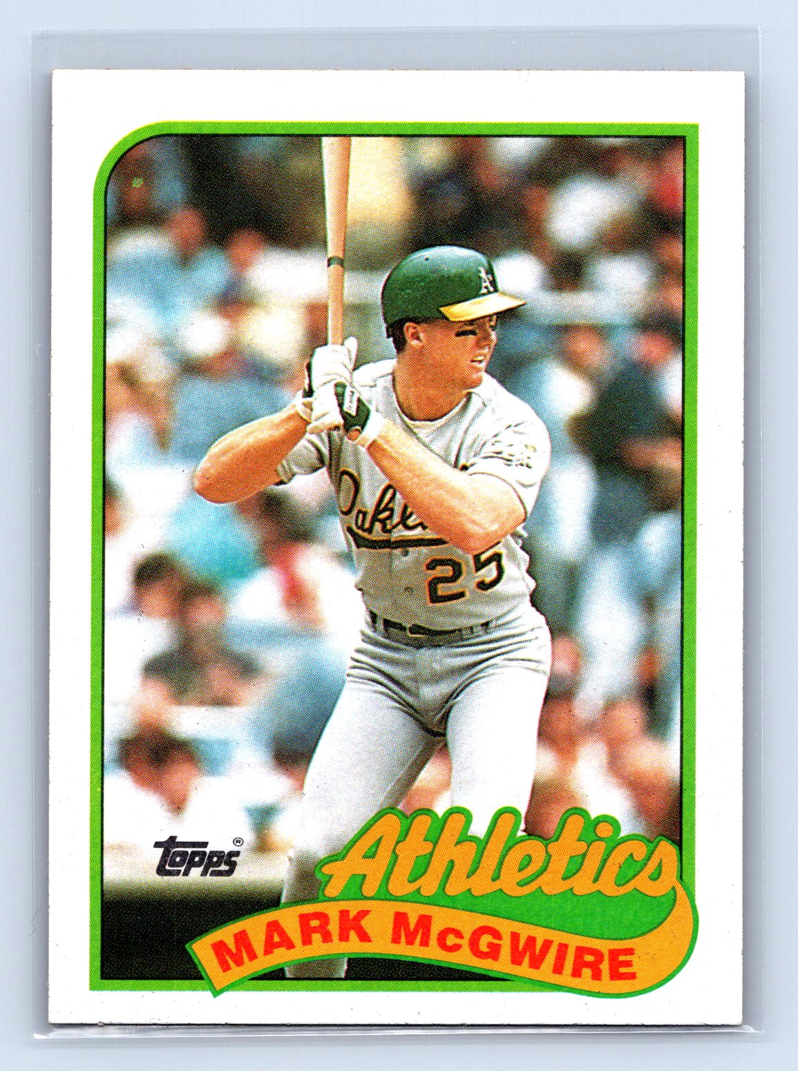 Mark McGwire Topps Athletics Mark McGwire Topps Athletics
