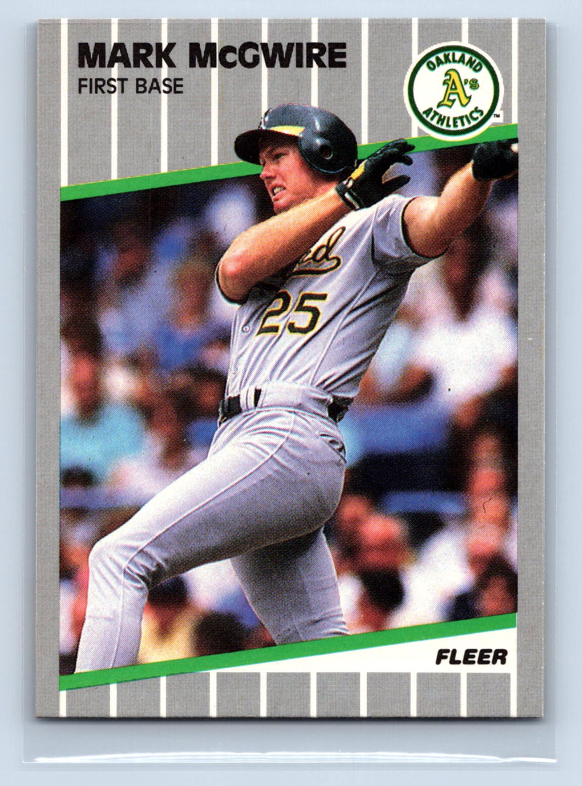 Mark McGwire Fleer Athletics Mark McGwire Fleer Athletics