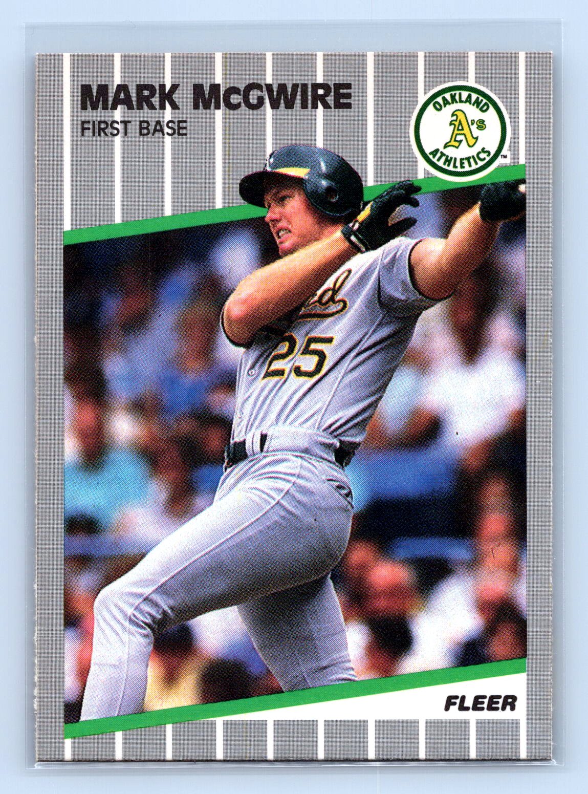 Mark McGwire Fleer Athletics Mark McGwire Fleer Athletics