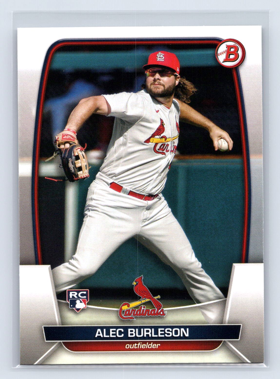 Alec Burleson 2023 Bowman Paper RC Cardinals Alec Burleson 2023 Bowman Paper RC Cardinals