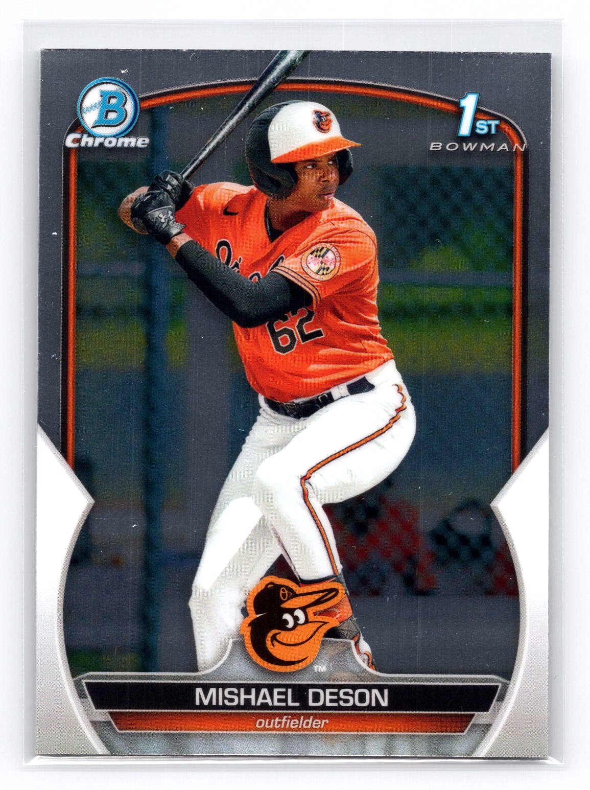 Mishael Deson 2023 1st Bowman Chrome Orioles Mishael Deson 2023 1st Bowman Chrome Orioles