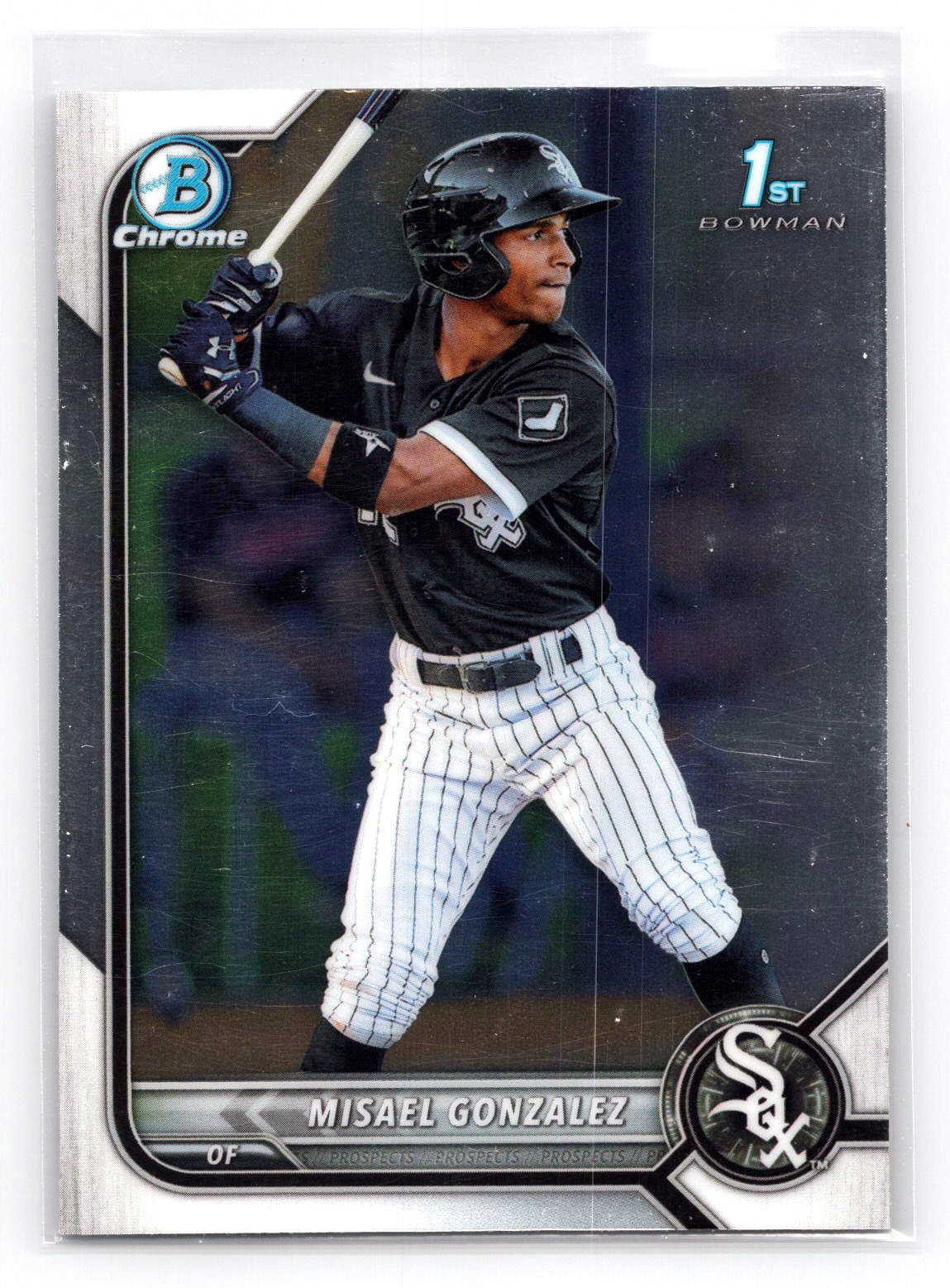 Misael Gonzalez 2022 1st Bowman Chrome White Sox Misael Gonzalez 2022 1st Bowman Chrome White Sox