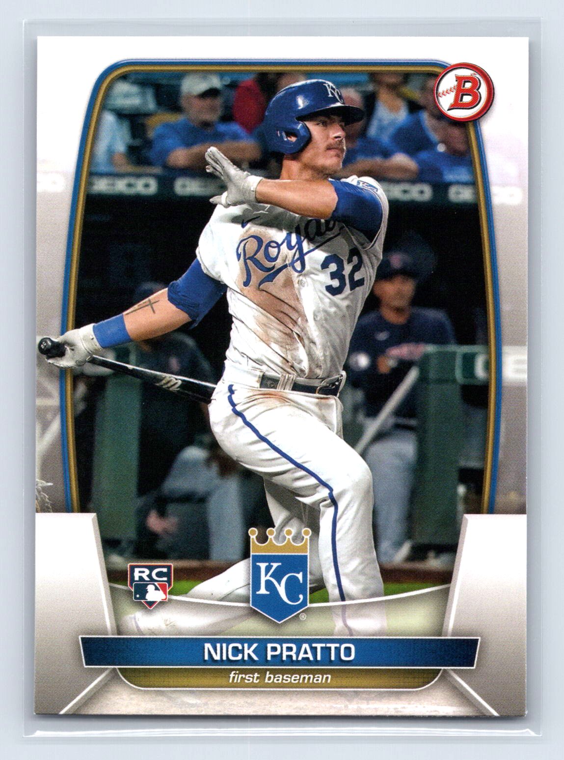 Nick Pratto 2023 Bowman Paper RC Royals Nick Pratto 2023 Bowman Paper RC Royals