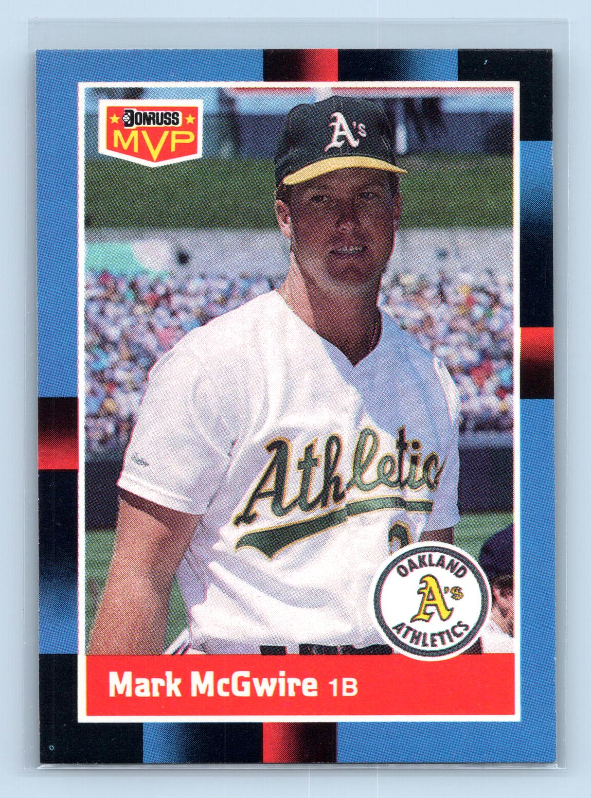 Mark McGwire Donruss MVP Athletics Mark McGwire Donruss MVP Athletics