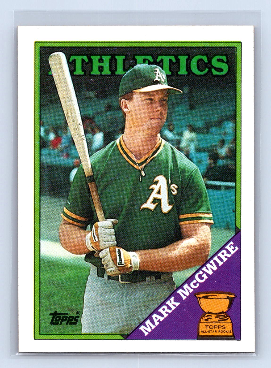 Mark McGwire Topps Rookie Cup Athletics Mark McGwire Topps Rookie Cup Athletics