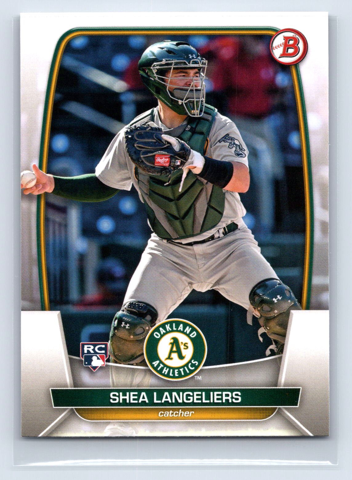 Shea Langeliers 2023 Bowman Paper RC Athletics Shea Langeliers 2023 Bowman Paper RC Athletics