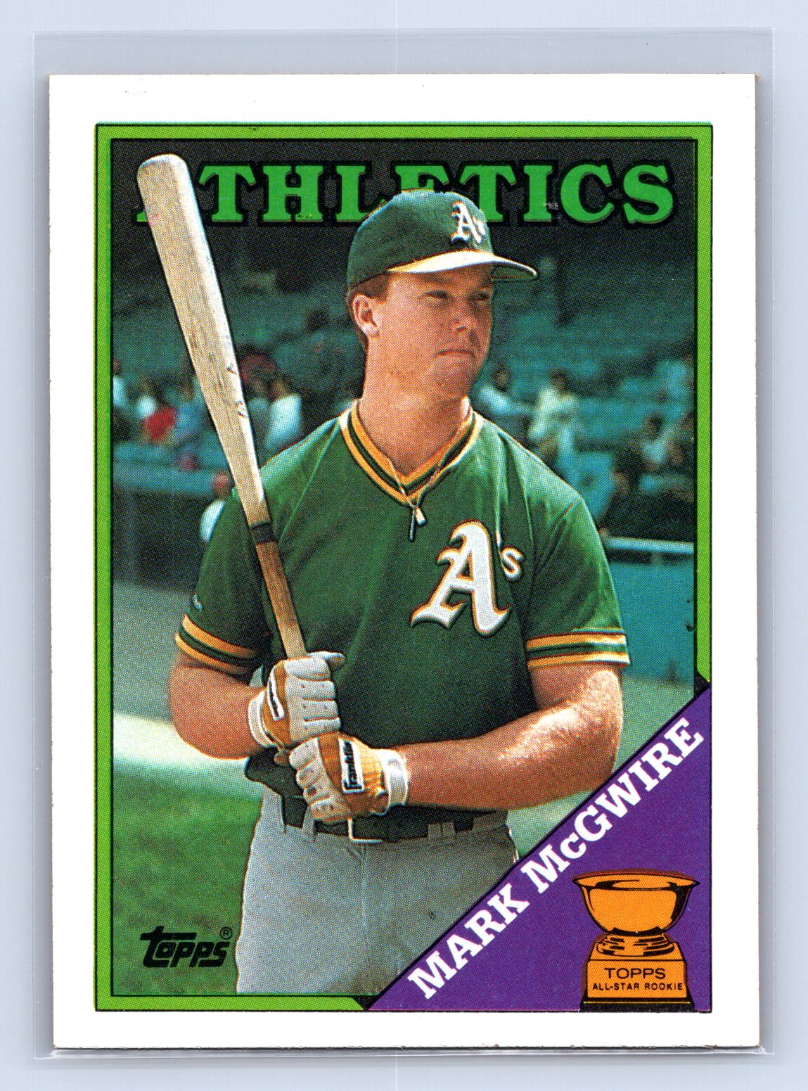 Mark McGwire Topps Rookie Cup Athletics Mark McGwire Topps Rookie Cup Athletics