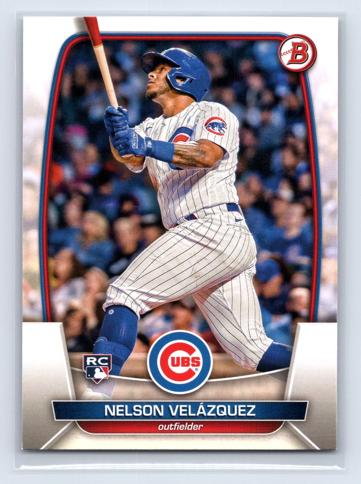 Nelson Velazquez 2023 Bowman Paper RC Cubs Nelson Velazquez 2023 Bowman Paper RC Cubs