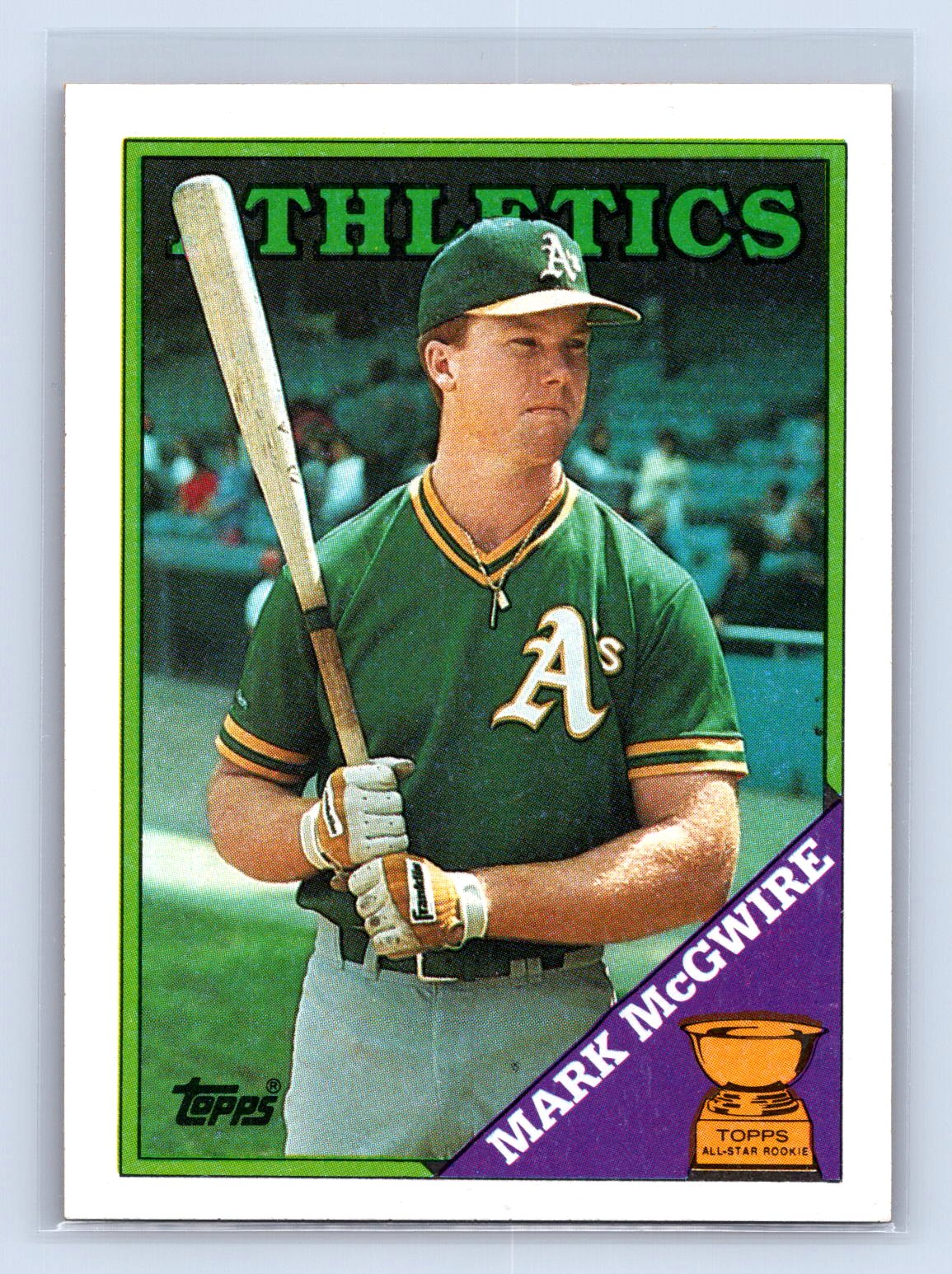 Mark McGwire Topps Rookie Cup Athletics Mark McGwire Topps Rookie Cup Athletics