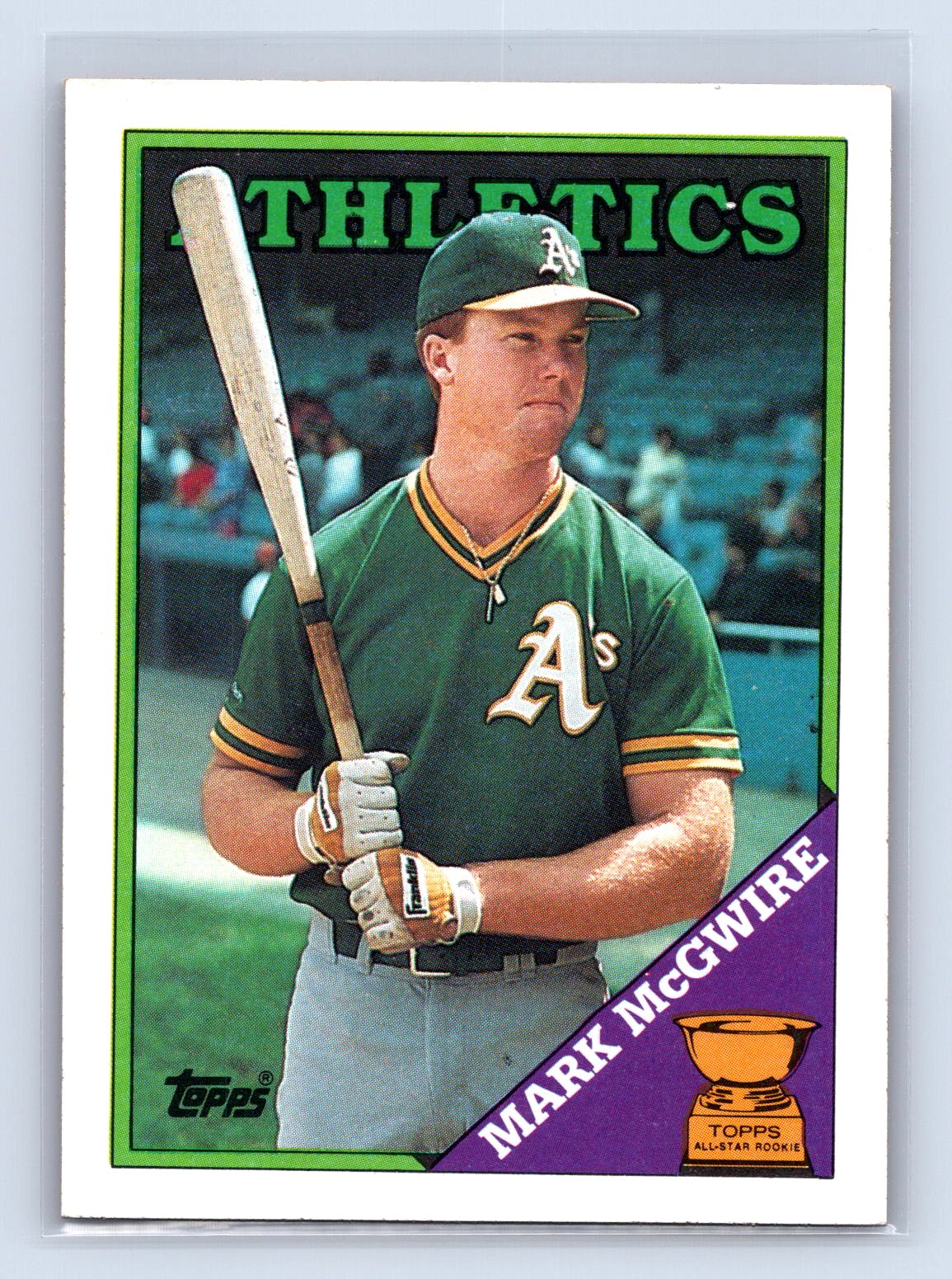 Mark McGwire Topps Rookie Cup Athletics Mark McGwire Topps Rookie Cup Athletics