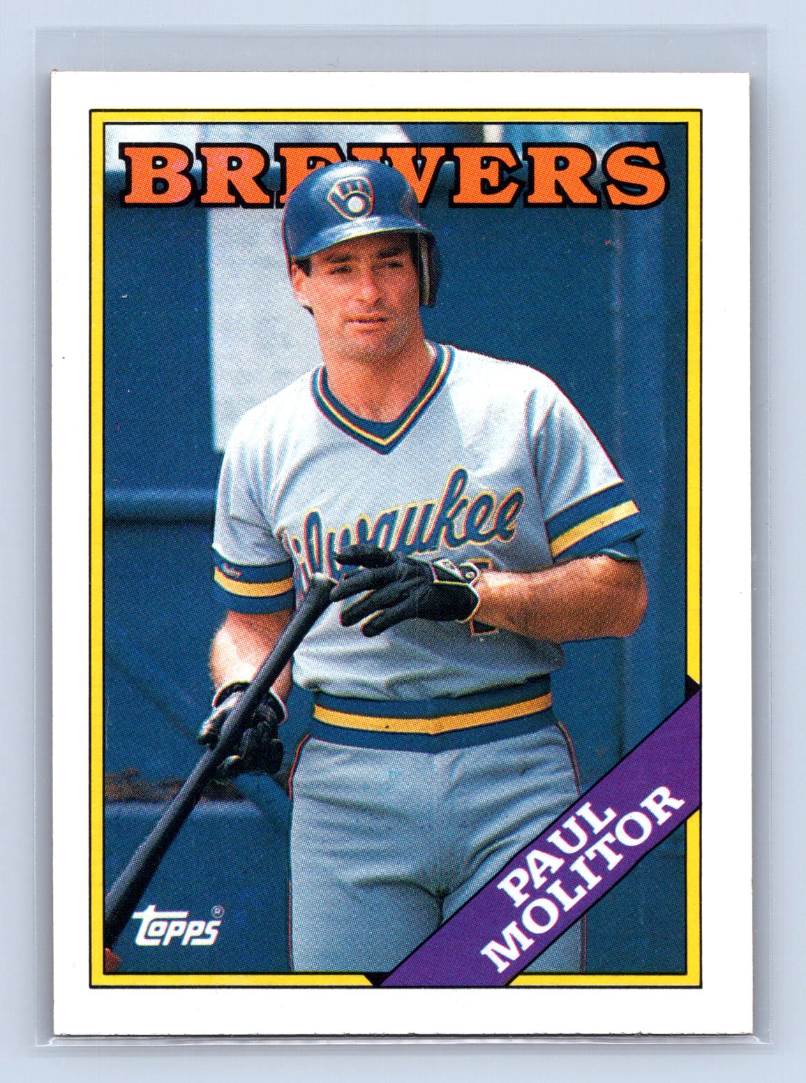 Paul Molitor Topps Brewers Paul Molitor Topps Brewers