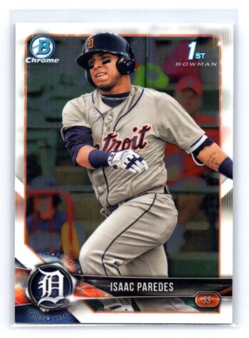Isaac Paredes 2018 1st Bowman Tigers