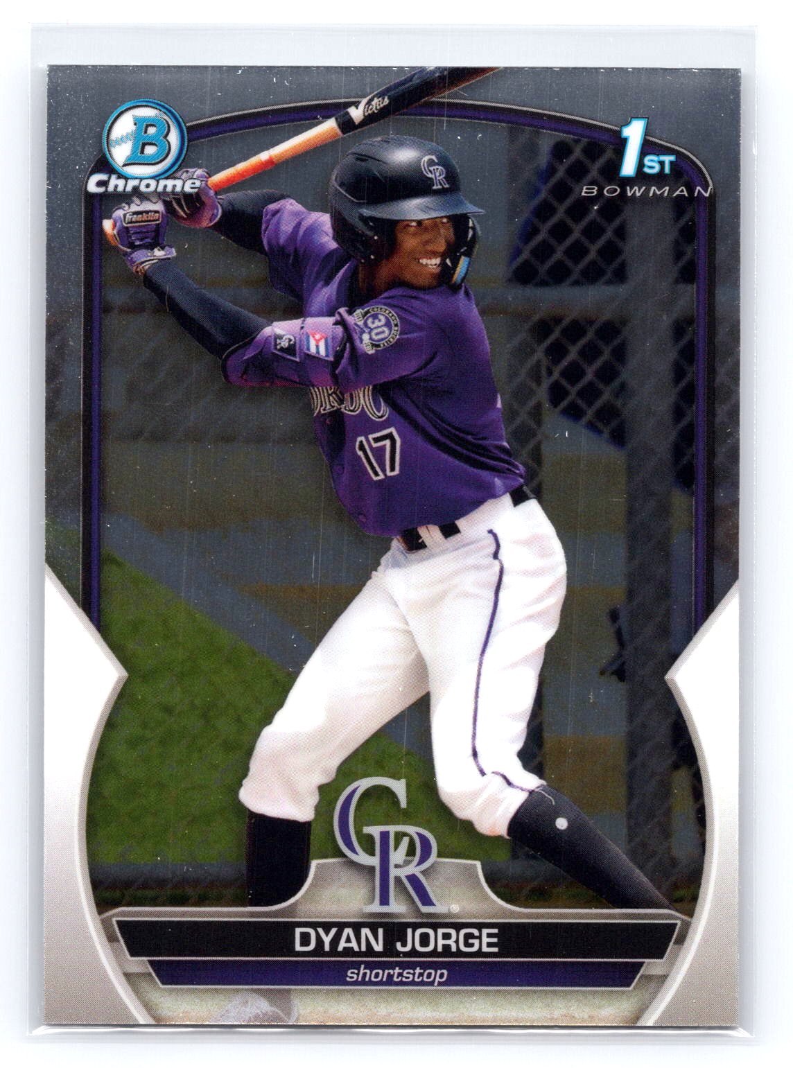 Dylan Jorge 2023 1st Bowman Chrome Rockies Dylan Jorge 2023 1st Bowman Chrome Rockies