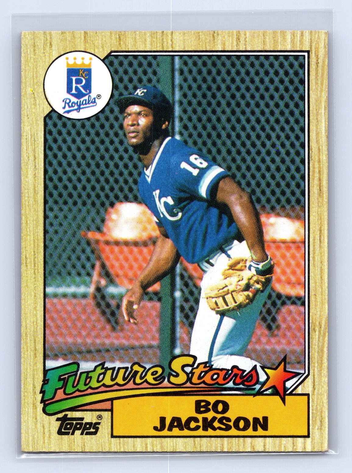 Bo Jackson Topps Future Stars Royals Bo Jackson Topps Future Stars Royals