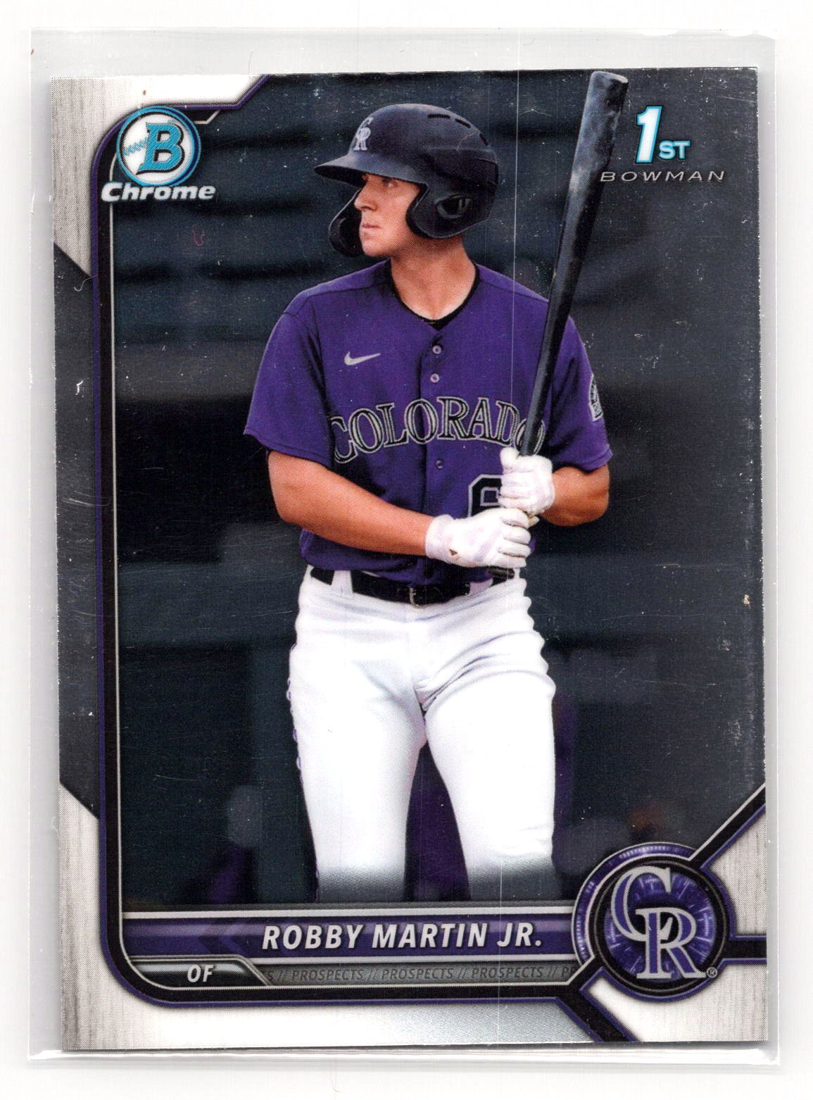 Robbie Martin Jr. 2022 1st Bowman Chrome Rockies Robbie Martin Jr. 2022 1st Bowman Chrome Rockies