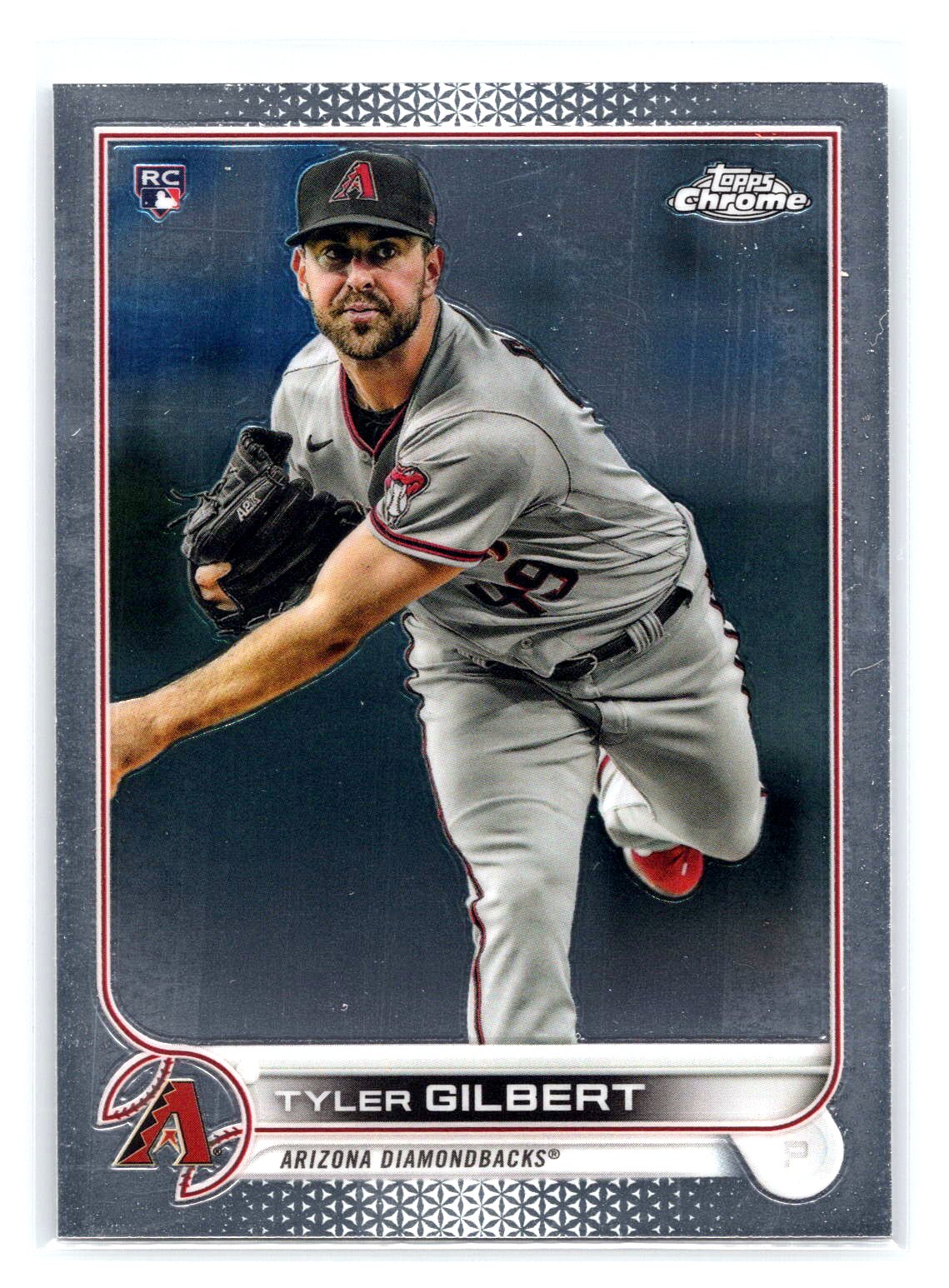 Tyler Gilbert 2022 Topps Chrome RC Rookie Diamondbacks Tyler Gilbert 2022 Topps Chrome RC Rookie Diamondbacks