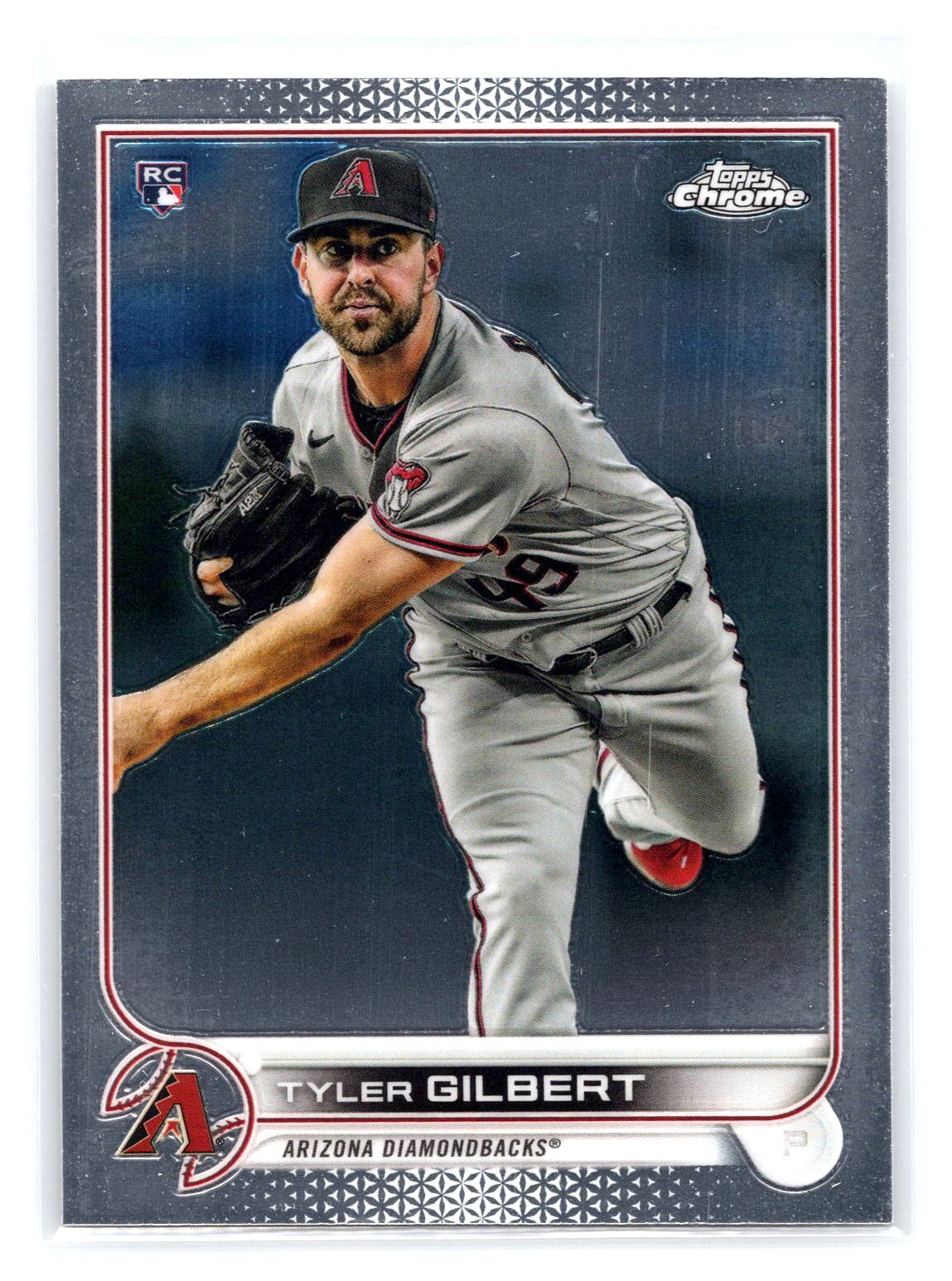 Tyler Gilbert 2022 Topps Chrome RC Rookie Diamondbacks Tyler Gilbert 2022 Topps Chrome RC Rookie Diamondbacks