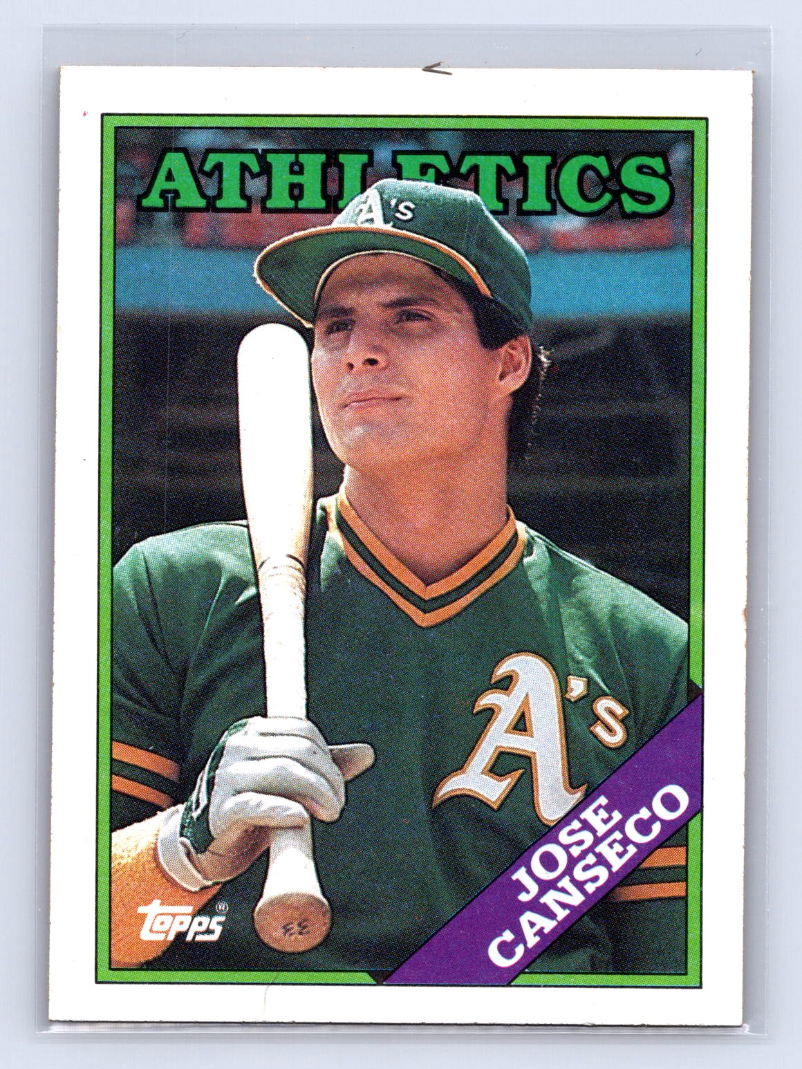 Jose Canseco Topps Athletics Jose Canseco Topps Athletics
