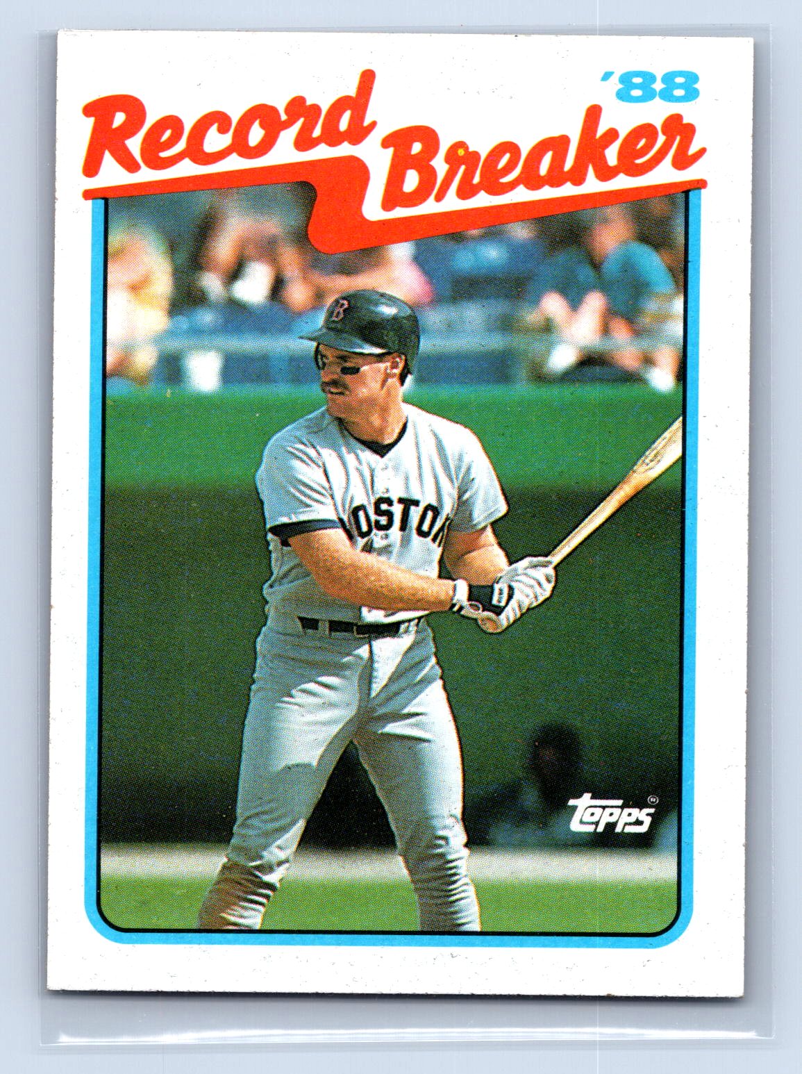 Wade boggs Topps ’88 Record Breaker Red Sox Wade boggs Topps '88 Record Breaker Red Sox