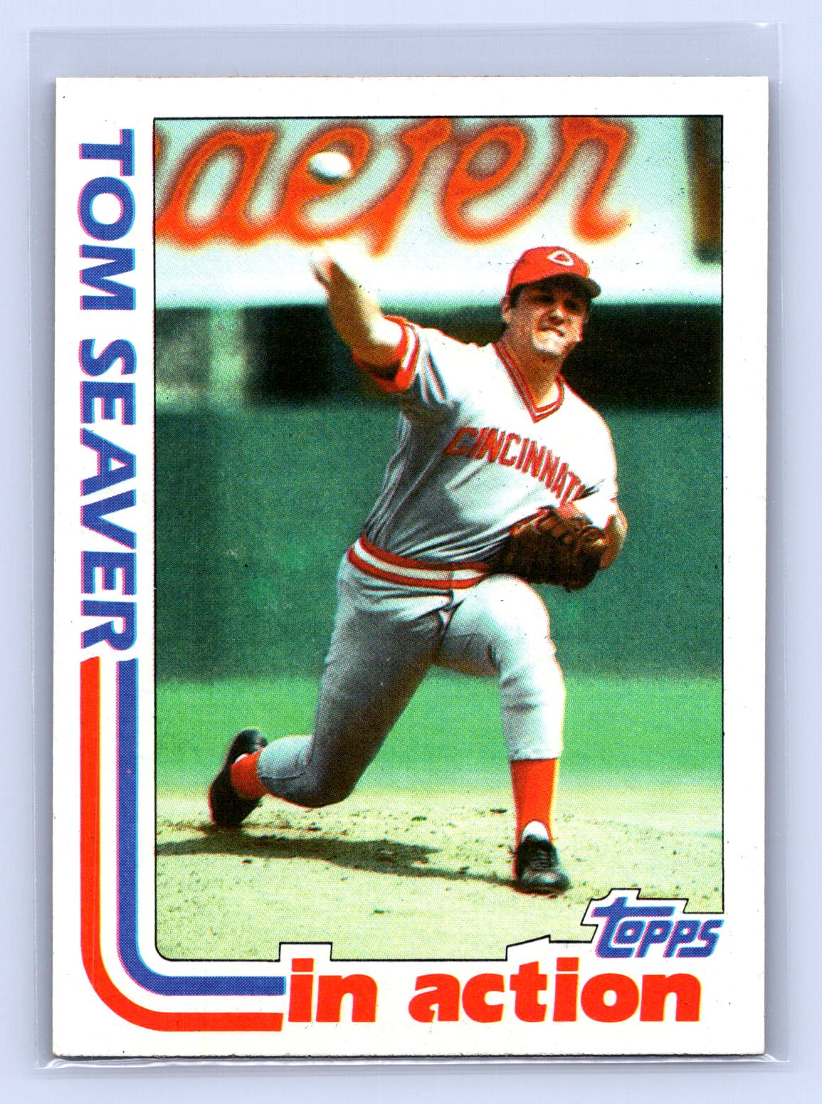 Tom Seaver Topps In Action Reds Tom Seaver Topps In Action Reds