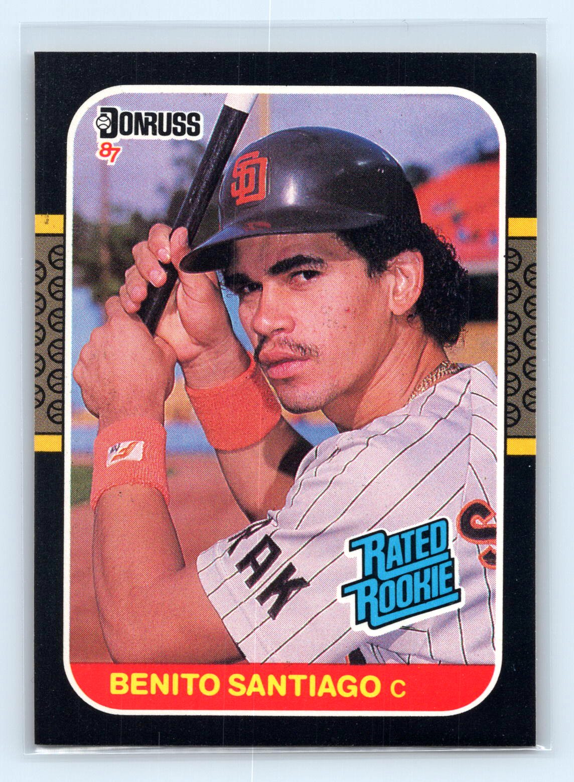 Benito Santiago Donruss Rated Rookie RC Padres Benito Santiago Donruss Rated Rookie RC Padres