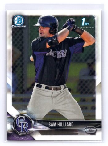 Sam Hilliard 2018 1st Bowman Diamondbacks